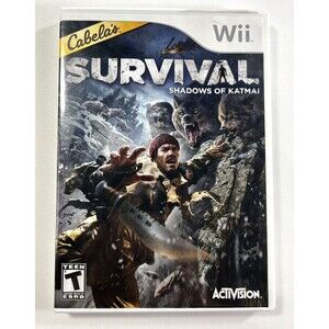 Cabela's Survival  Shadows Of Katmai Wii 2011 Complete with Manual Tested